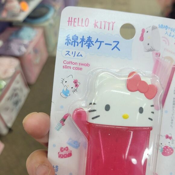 Brand New Japan Sanrio Hello Kitty Cotton Swabs Holder - Picture 3 of 7